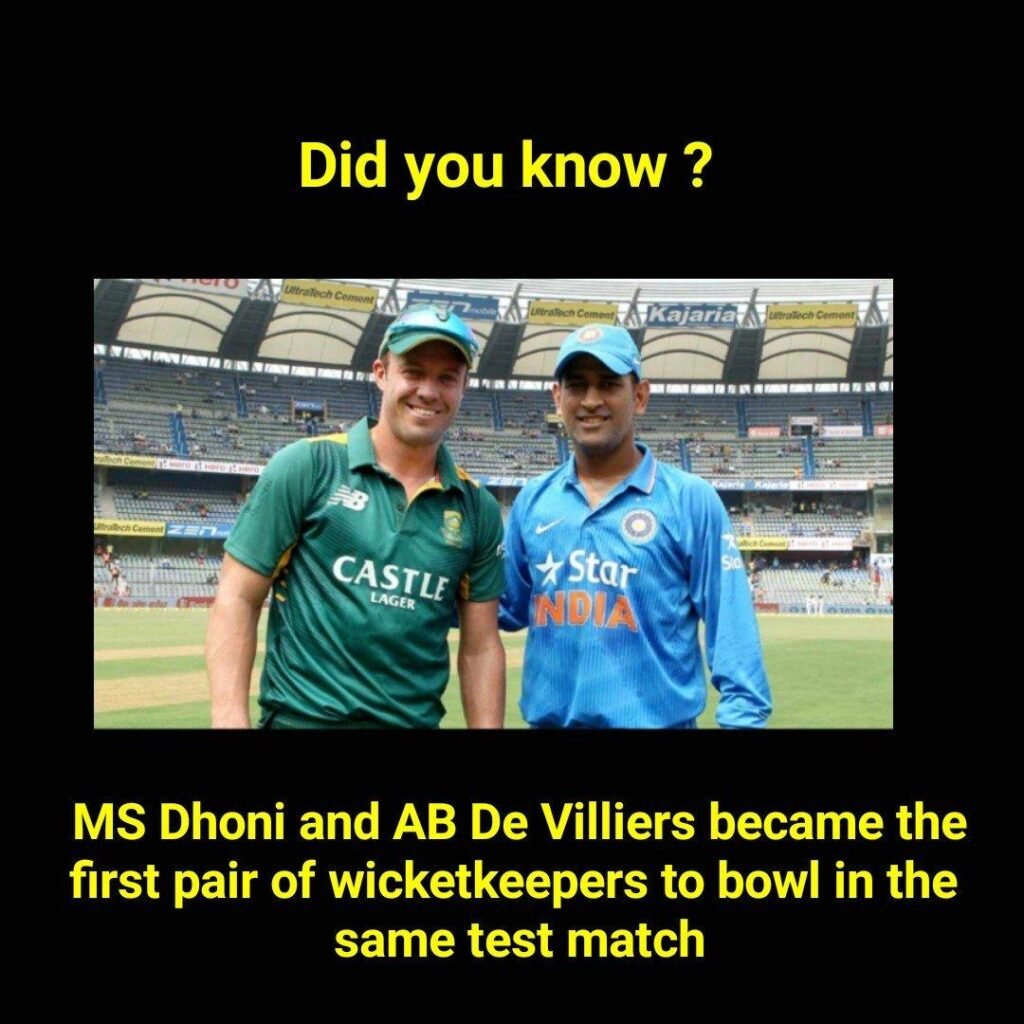 MS Dhoni and Ab de Villiers