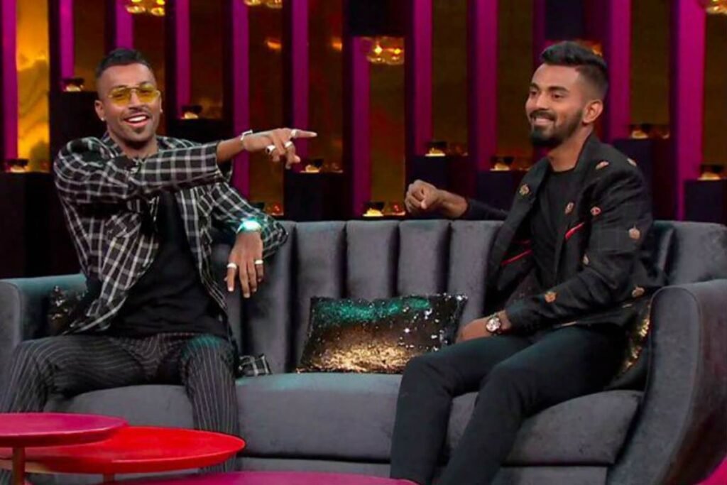 Hardik Pandya and KL Rahul In Koffee With Karan