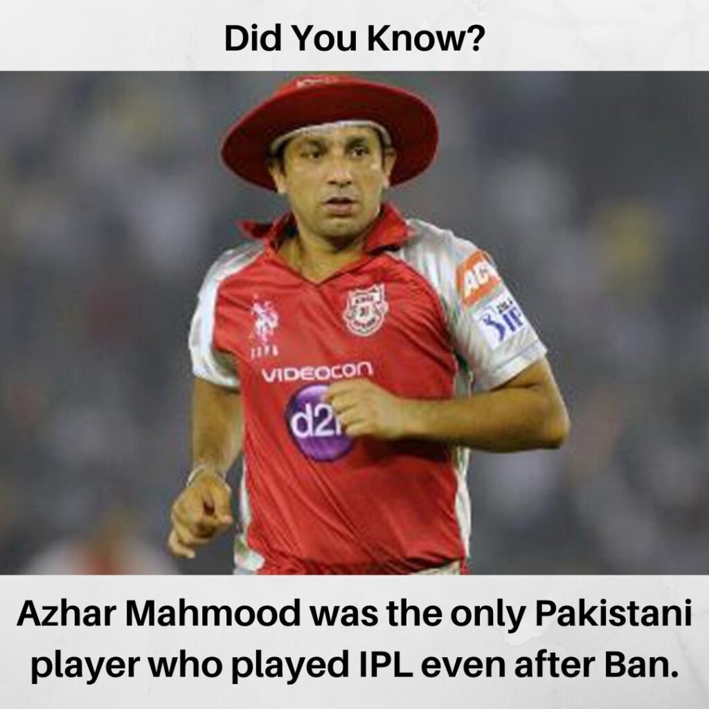 Only Pakistani Player To Have Played in IPL Even After Ban